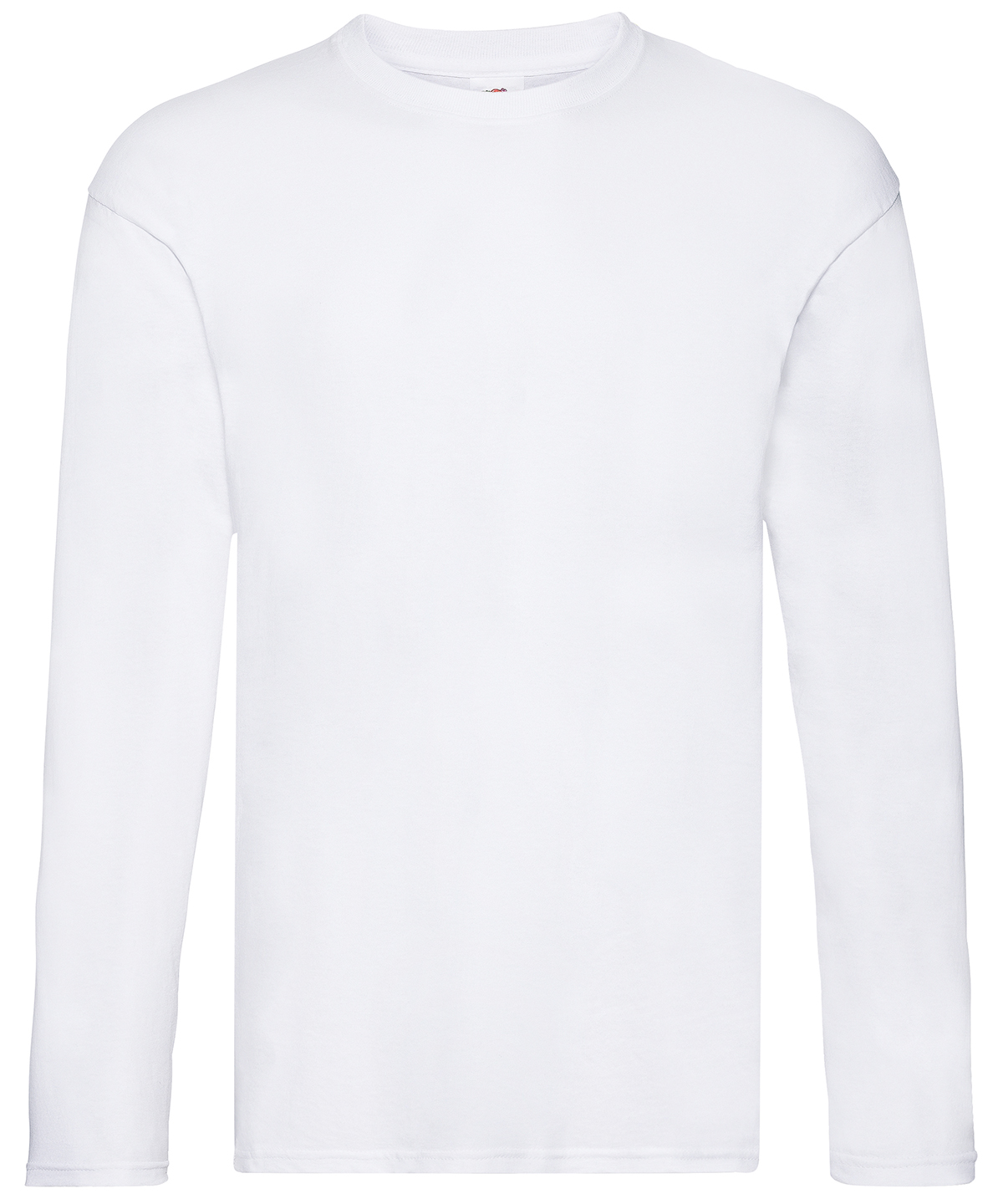 Fruit of the Loom Original long sleeve White T shirt